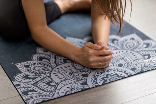 Tappetino yoga da viaggio 1,5 mm - Mandala Sapphire