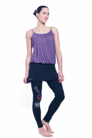 Womens buddha mantra skirt leggings