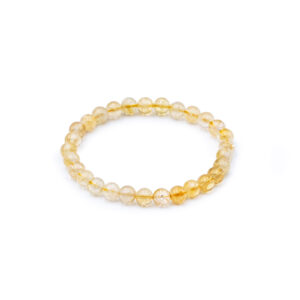 Bracciali Samadhi  - Quarzo Citrino - diametro 6 mm