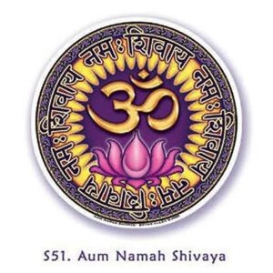 Adesivo per vetri e finestre Aum Namah Shivaya