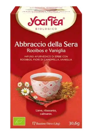 YOGI TEA Infuso Ayurvedico ABBRACCIO DELLA SERA roibos e vaniglia